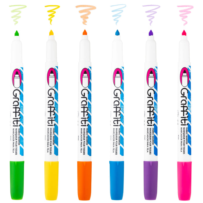 GRAFFITI FABRIC FLUORESCENT SET