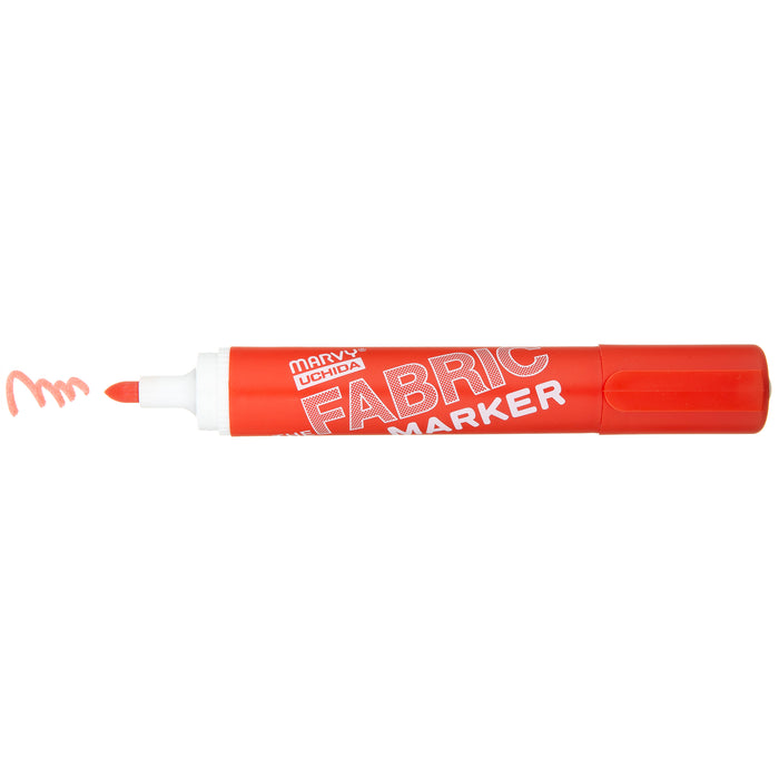 FABRIC MARKER BROAD red