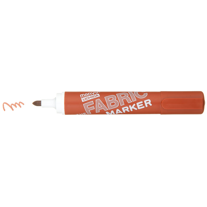 FABRIC MARKER BROAD brown
