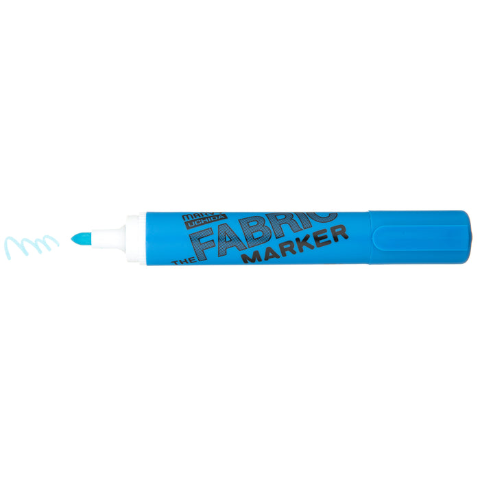 FABRIC MARKER BROAD fluorescent blue