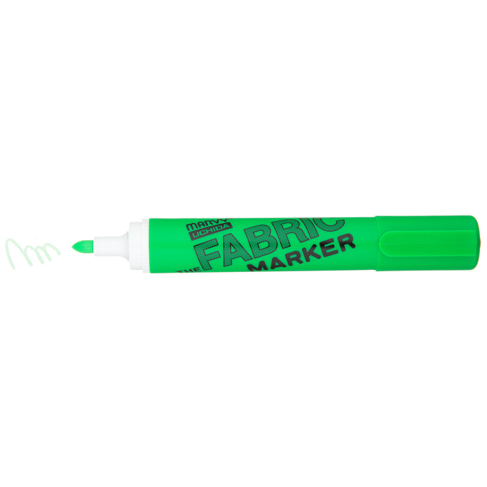 FABRIC MARKER BROAD fluorescent green