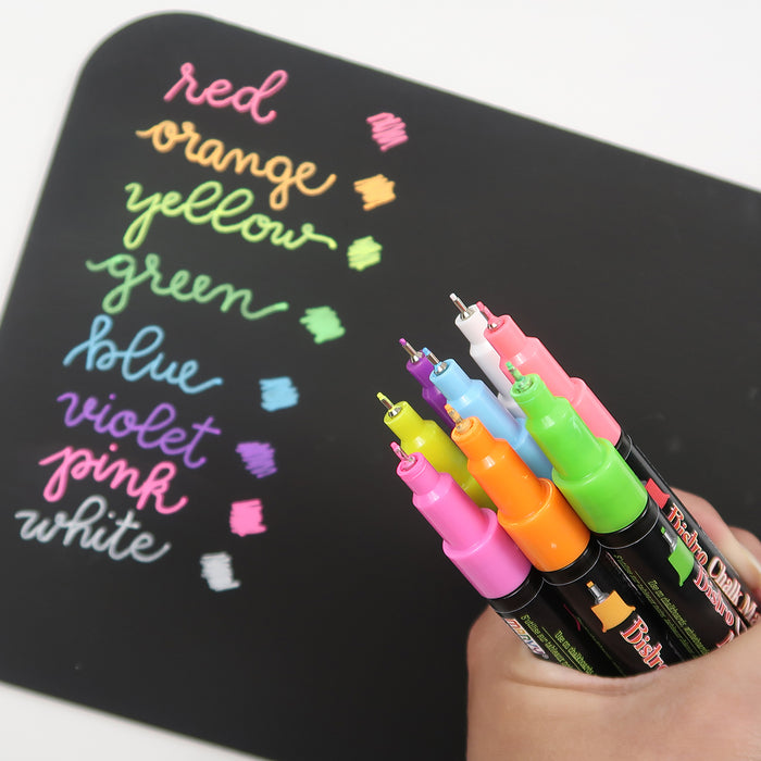 BISTRO CHALK MARKER EXTRA FINE POINT SET 4A - Marvy Uchida