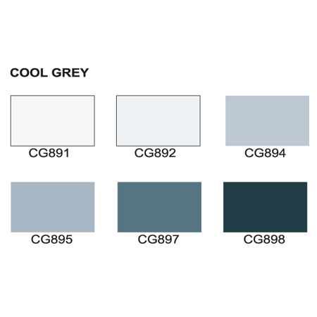 Le plume permanent grey set color chart