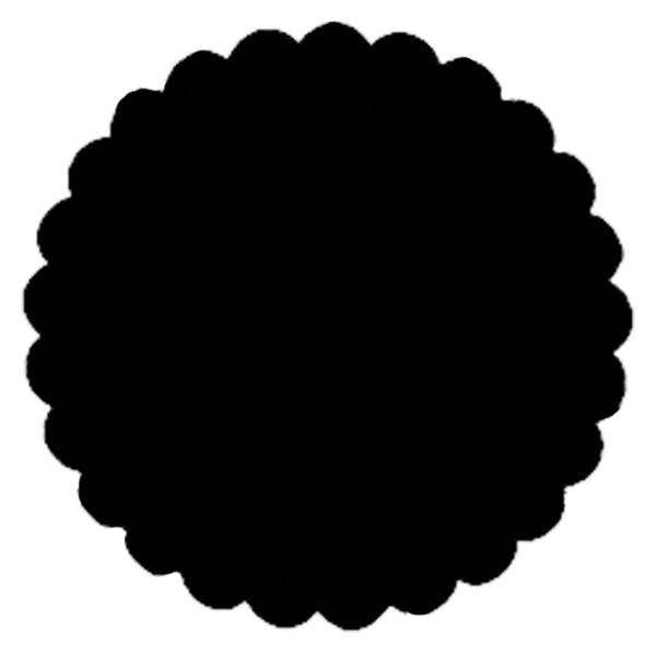 scallop circle shape