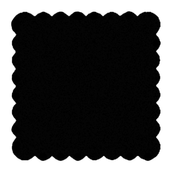 scallop square shape