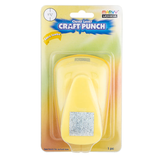 CLEVER LEVER EXTRA JUMBO CRAFT PUNCH square shape in package